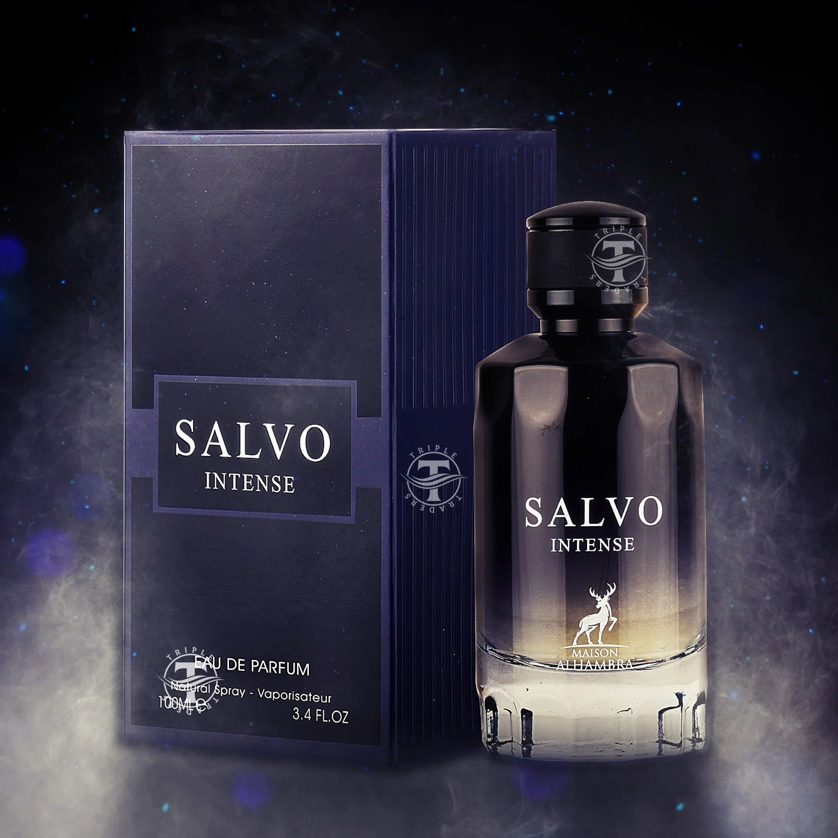 SALVO INTENSE MEN EDP - 100ML (3.4) BY MAISON ALHAMBRA