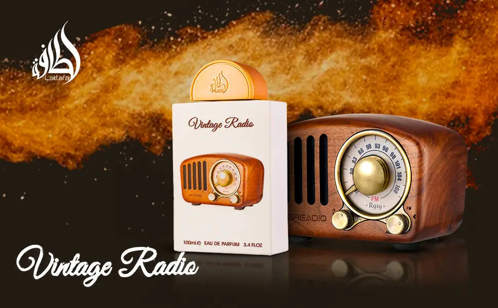 VINTAGE RADIO EDP UNISEX - 100 ML (3,4 oz) BY LATTAFA PRIDE