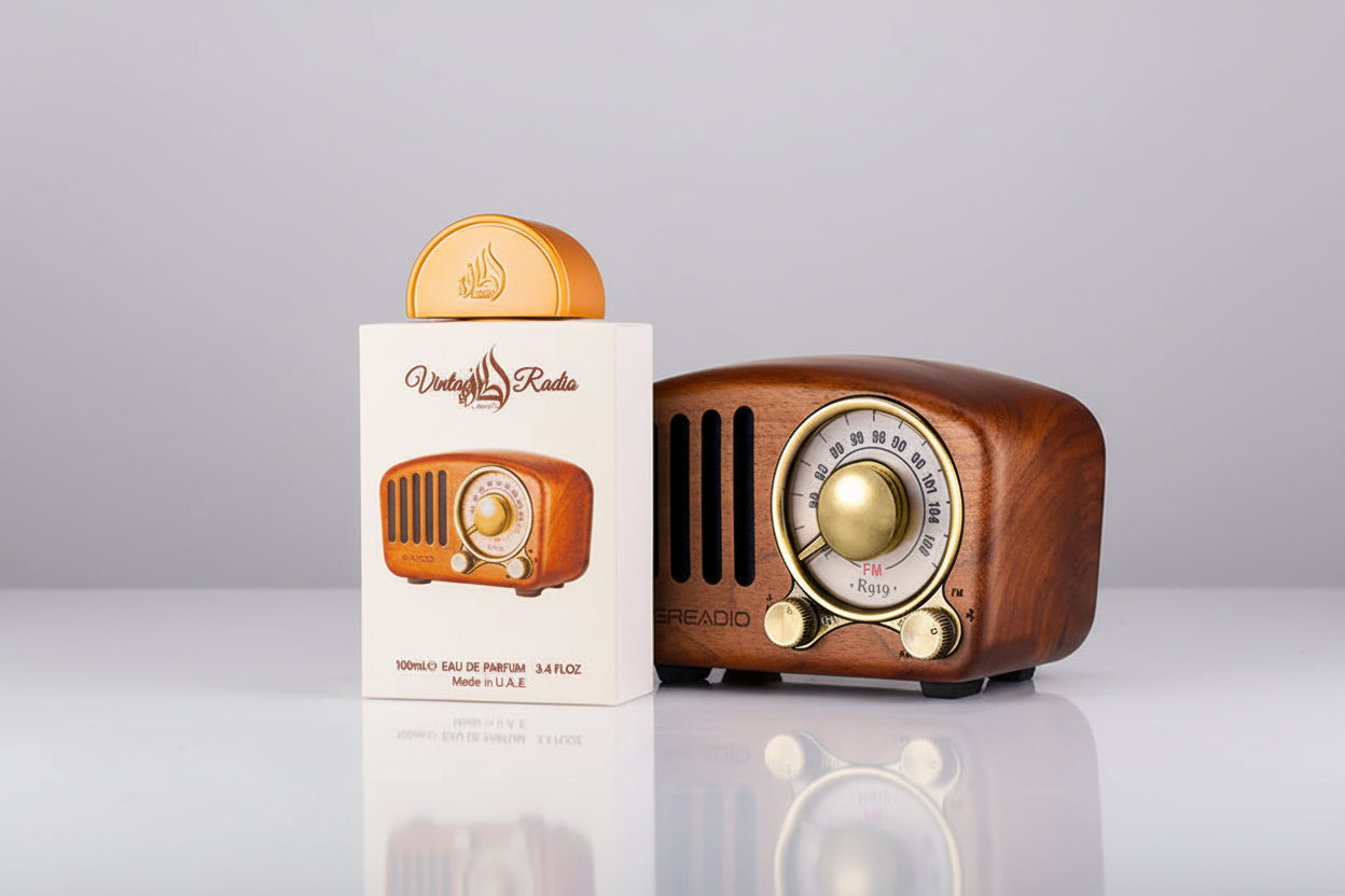 VINTAGE RADIO EDP UNISEX - 100 ML (3,4 oz) BY LATTAFA PRIDE