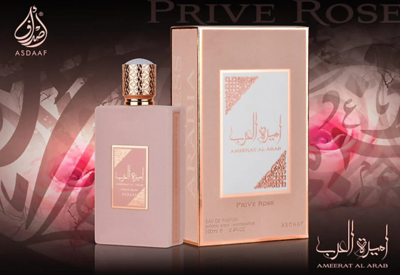 AMEERAT AL ARAB PRIVE ROSE 3.4 FL OZ EDP FOR WOMEN BY LATTAFA💎