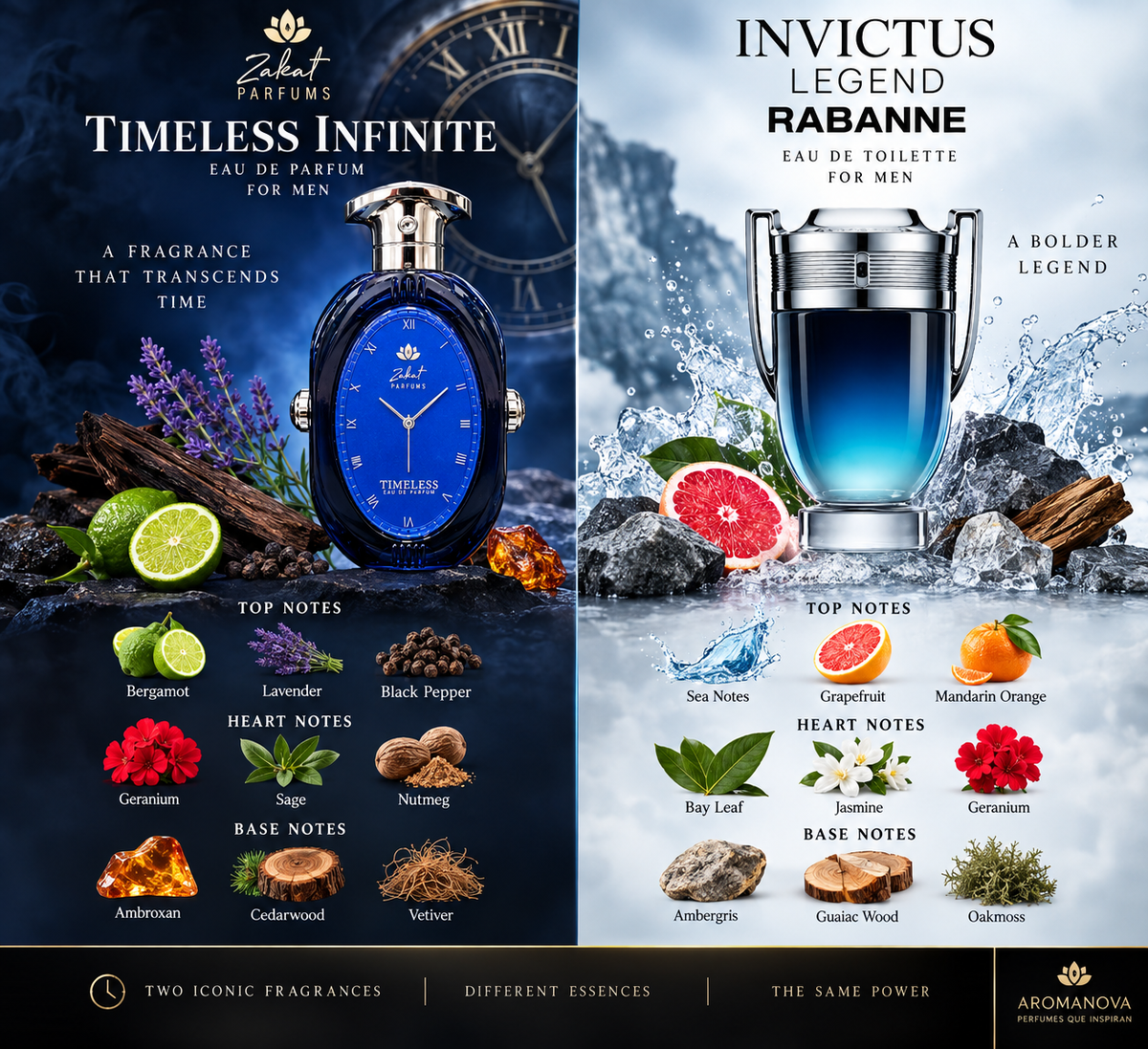 TIMELESS INFINITE | EAU DE PARFUM | 100ML| FOR MEN | By ZAKAT