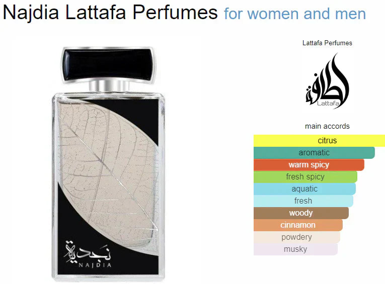 Najdia Lattafa + Body spray edp q100ml