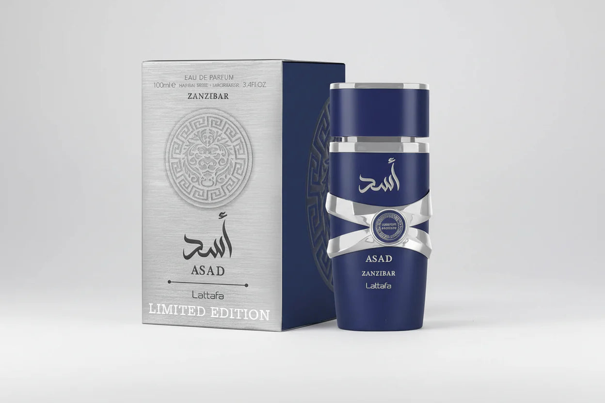 ASAD ZANZIBAR LIMITED EDITION EDP MEN - 100ML (3.4oz) BY LATTAFA