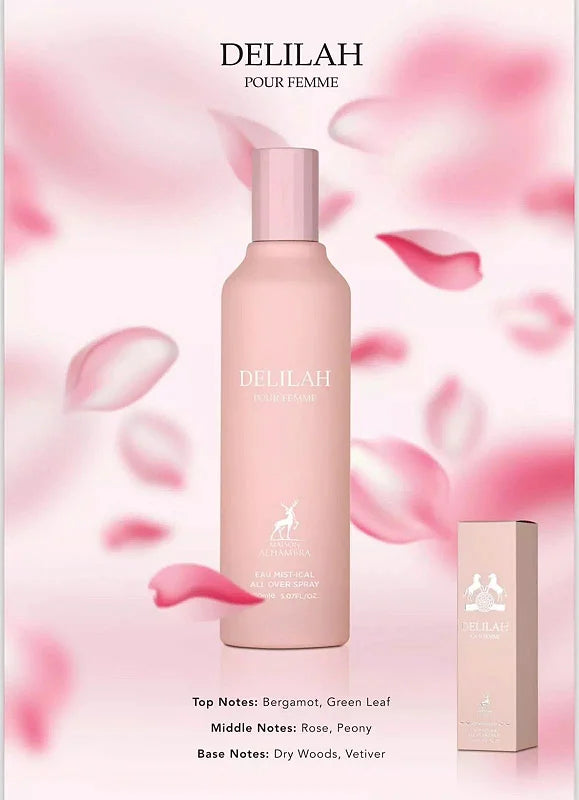 DELILAH ALL OVER MIST & HAIR SPRAY 150ml (5.07oz)