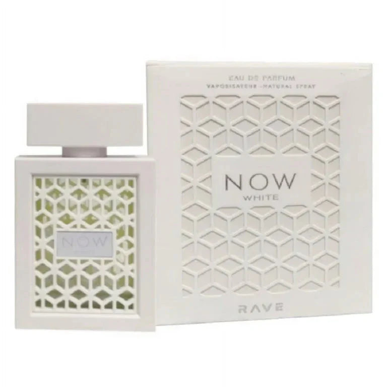 RAVE NOW WHITE UNISEX 3.4 OZ. EDP - 100ML BY LATTAFA