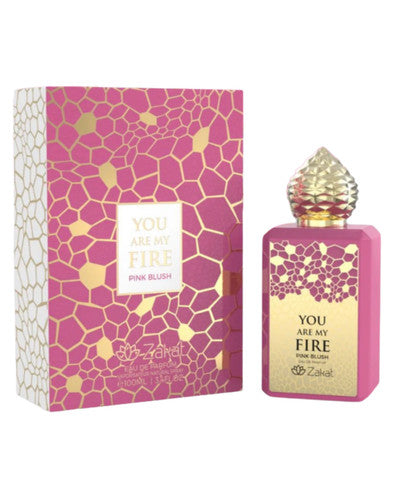 YOU ARE MY FIRE PINK BLUSH EDP 100ML BY ZAKAT